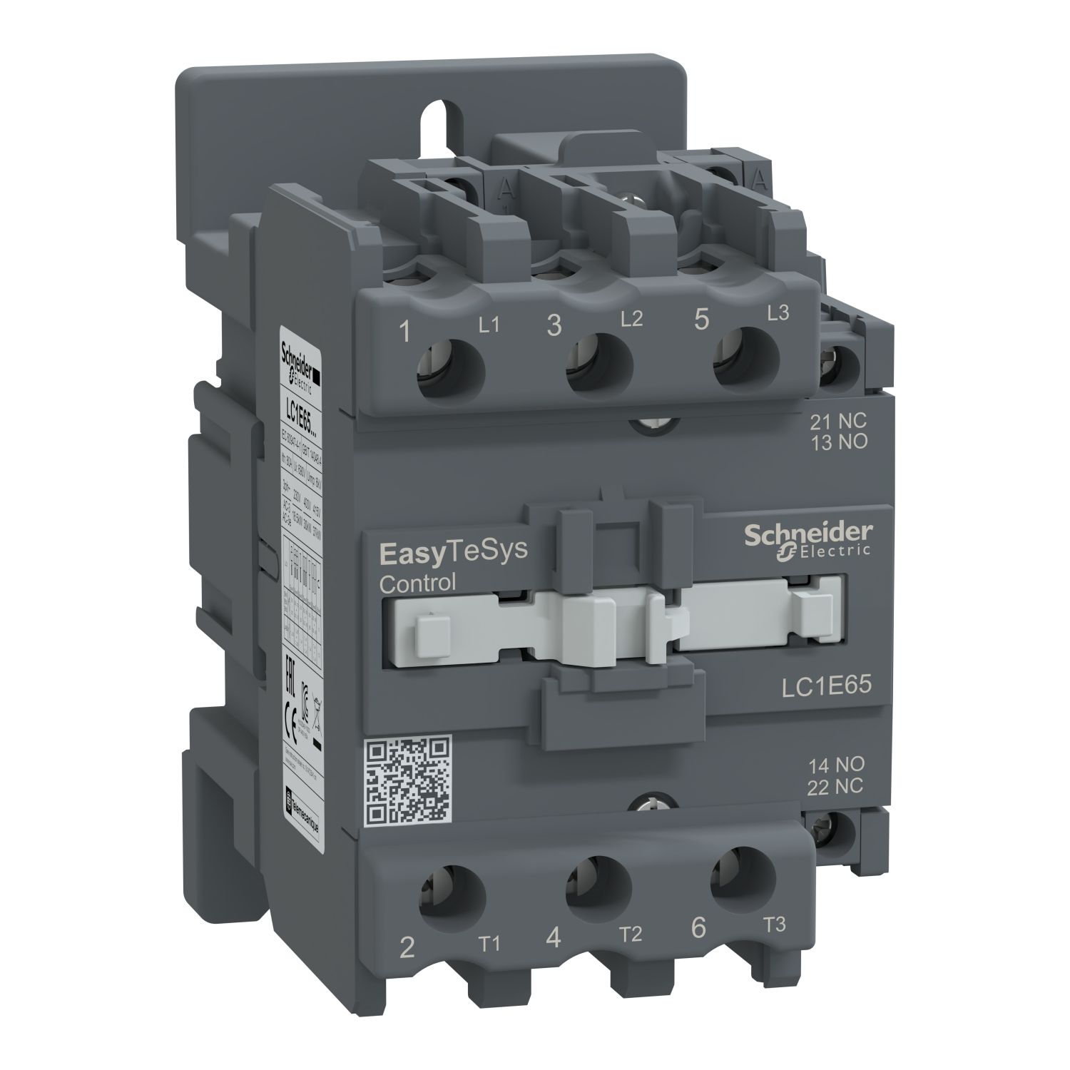 Picture of Contactor,Easy TeSys Control,LC1E,3P(3NO),AC-3,<=440V,65A,240V AC coil,50Hz