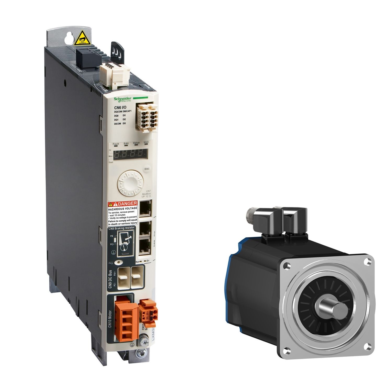 Picture of motion servo drive, Lexium 32, 30A, single phase, supply voltage 115 to 230V, 0.8 to 1.6kW, IP20