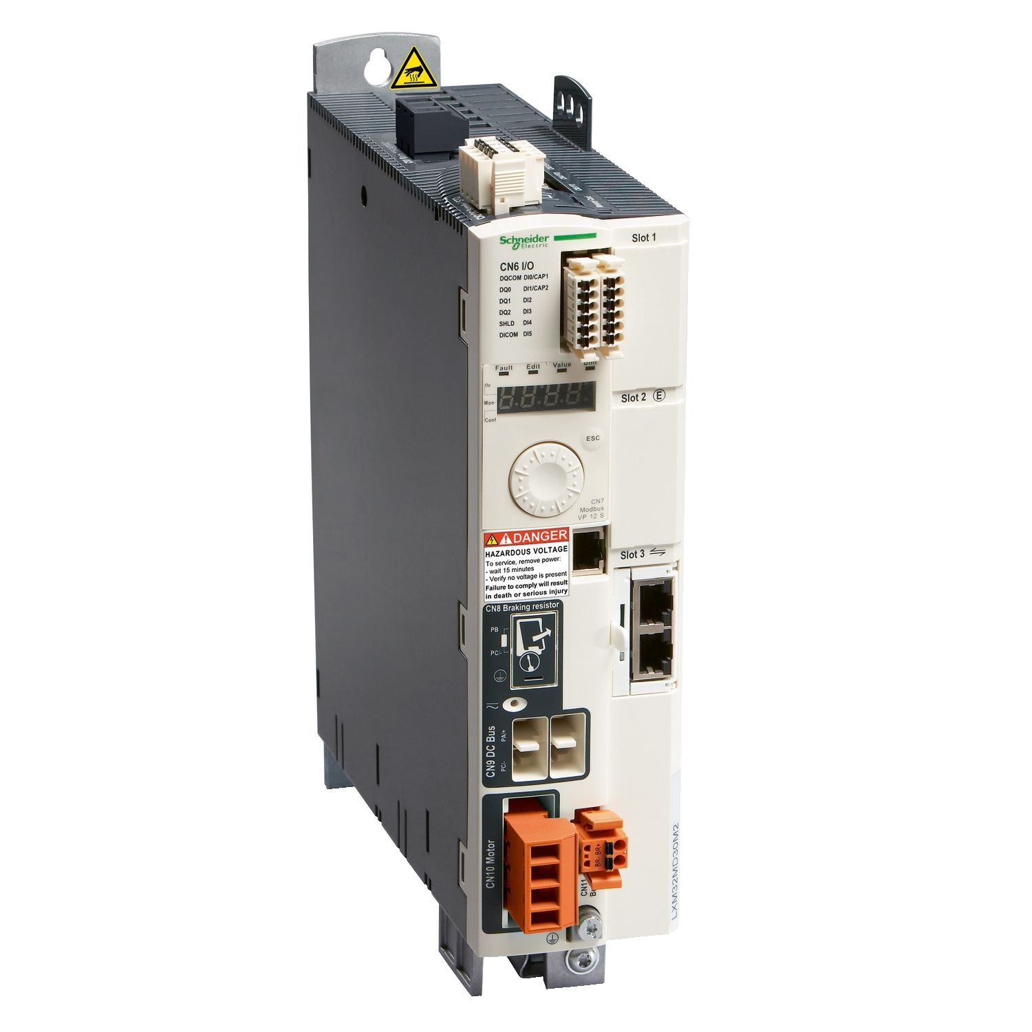 Picture of motion servo drive, Lexium 32, 12A, three phase, supply voltage 208 to 480V, 0.9kW
