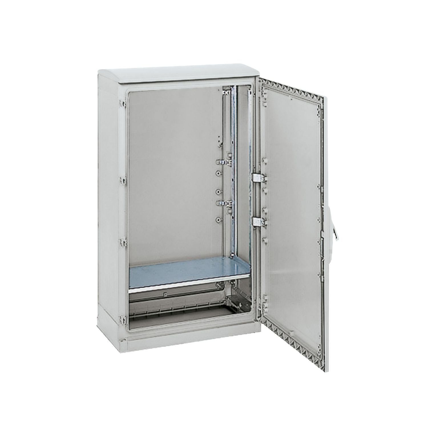 Picture of Set of 2 uprights for mount. hor.support plate or 19"chassis in PLAencl.H750mm