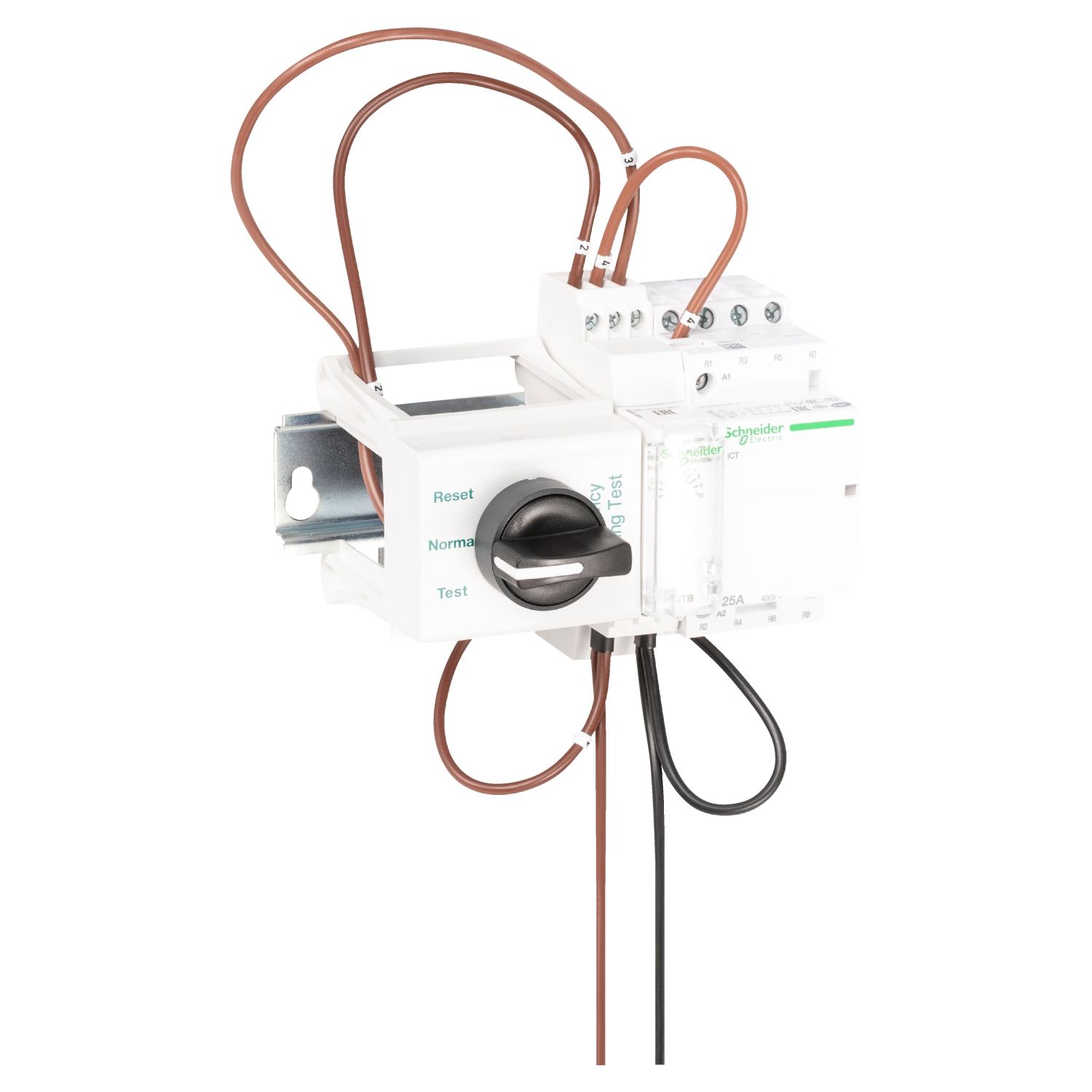 Picture of Emergency Light Kit, Acti9, 4 N/C, Selector Switch