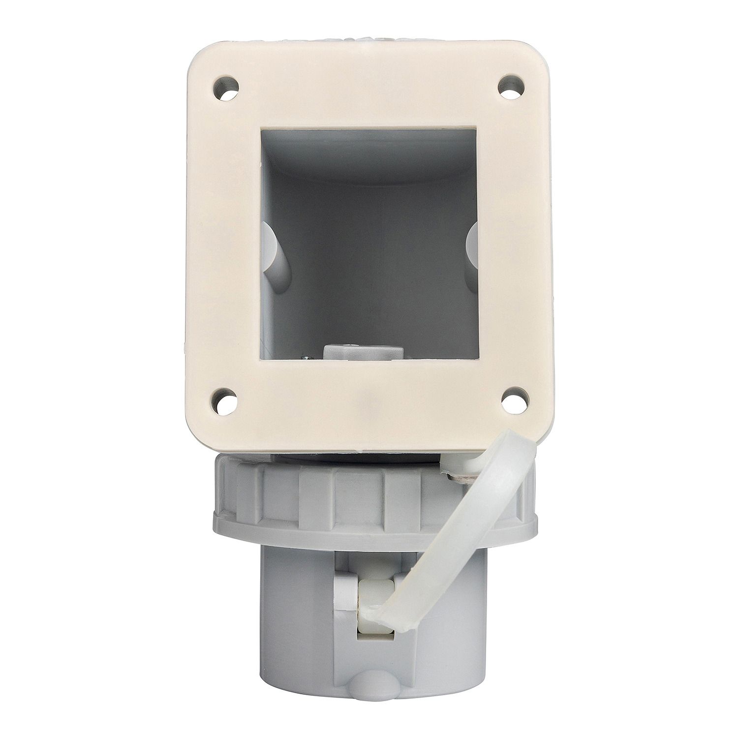 Picture of Appliance Inlet, 16A, 230V, 3-Round Pin, White