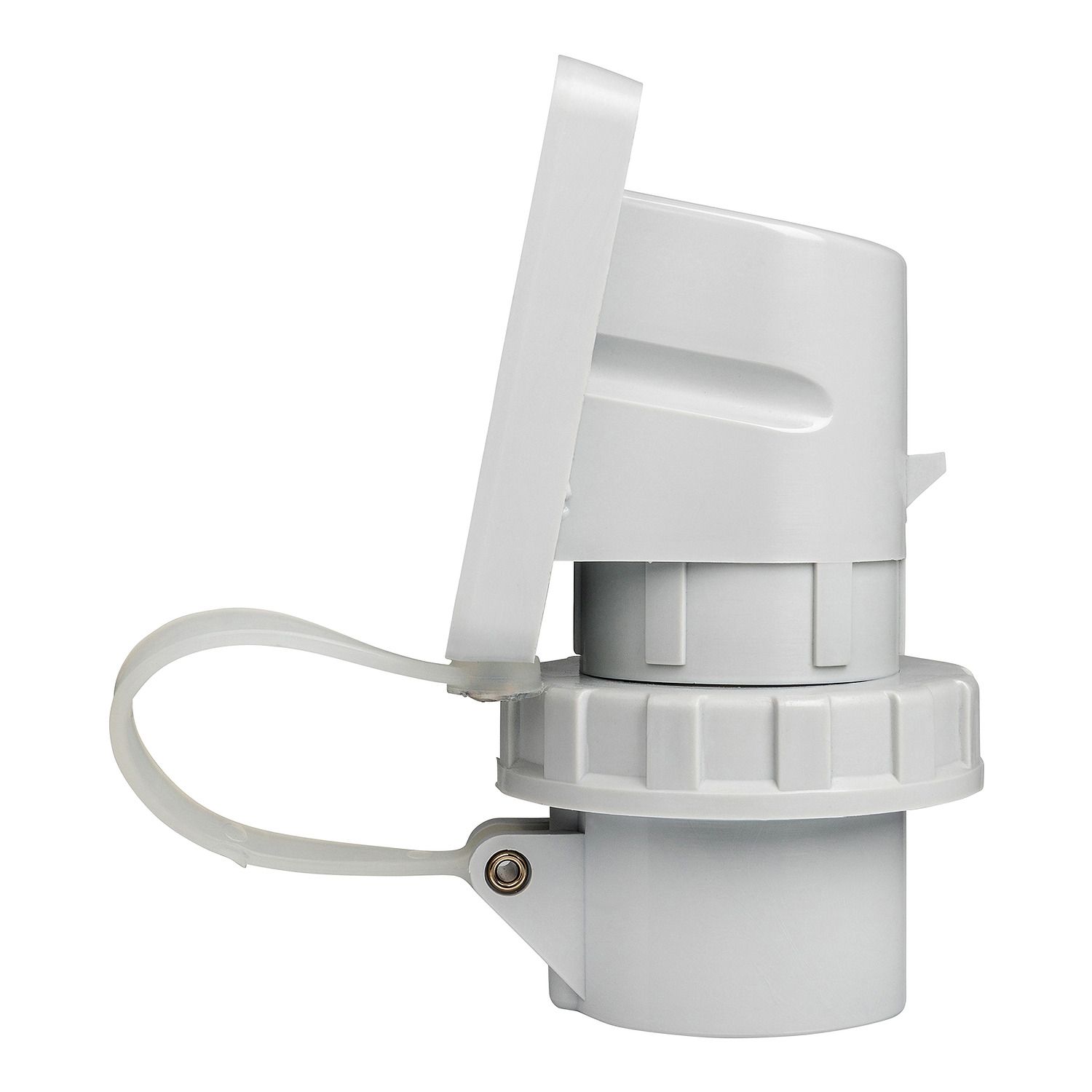 Picture of Appliance Inlet, 16A, 230V, 3-Round Pin, White