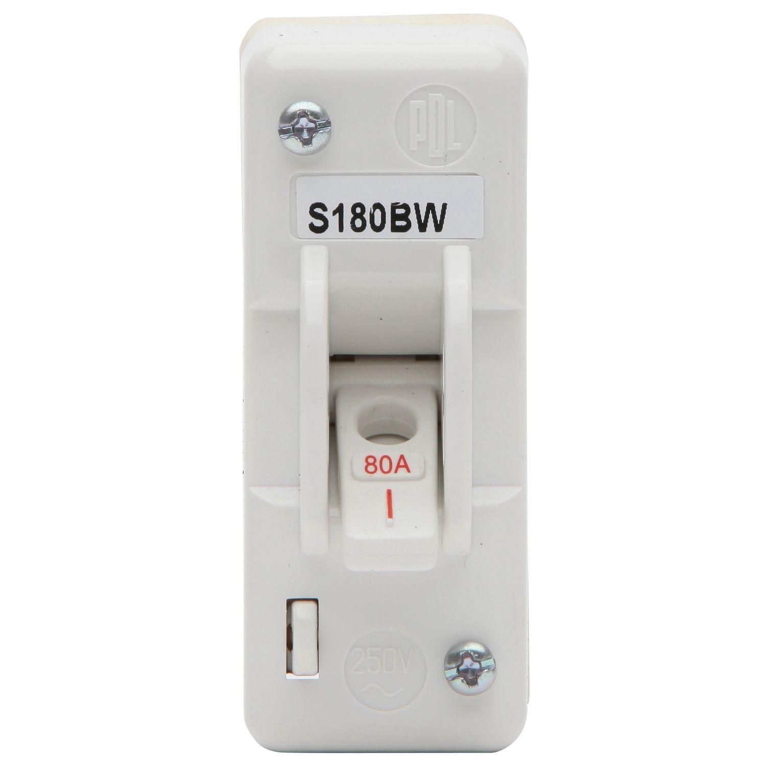 Picture of Back Wiring Mains Switch, S Series, 80A/M200, 50 Hz, 1P, White