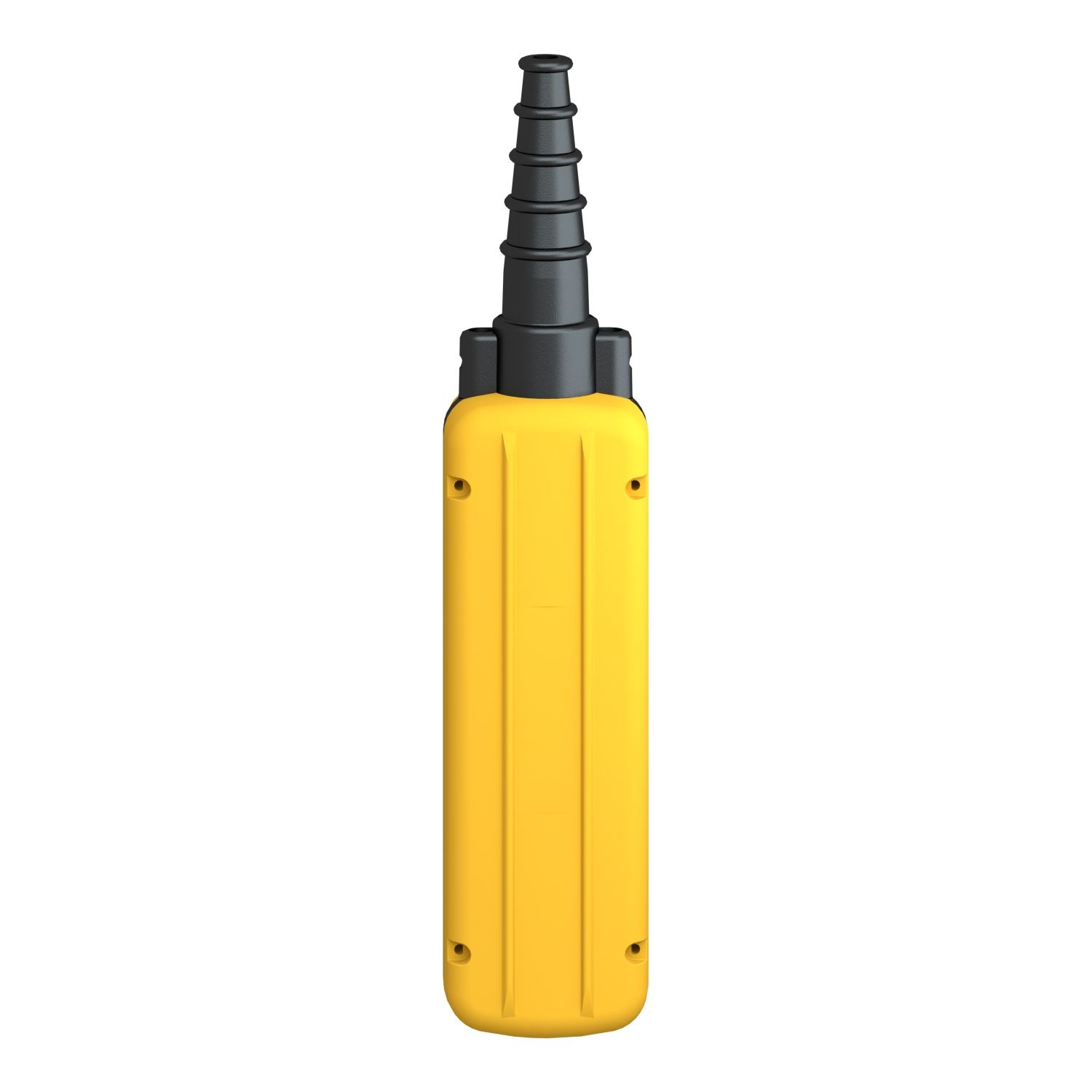 Picture of Harmony XAC, Pendant control station, plastic, yellow, 4 push buttons, 1 emergency stop