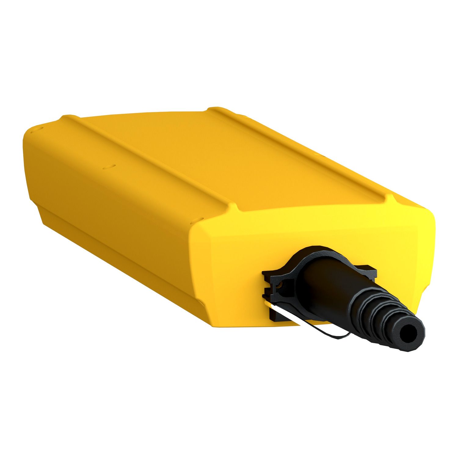 Picture of Empty pendant control station, Harmony XAC, plastic, yellow, 12 cut outs,for cable 10…22mm