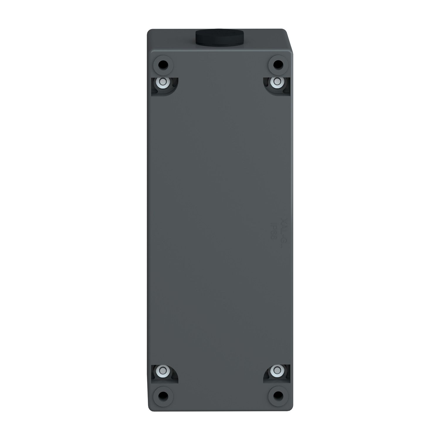 Picture of Empty control station, Harmony XALG, mineral reinforced polyamide, black, 4 cut outs, for severe environments