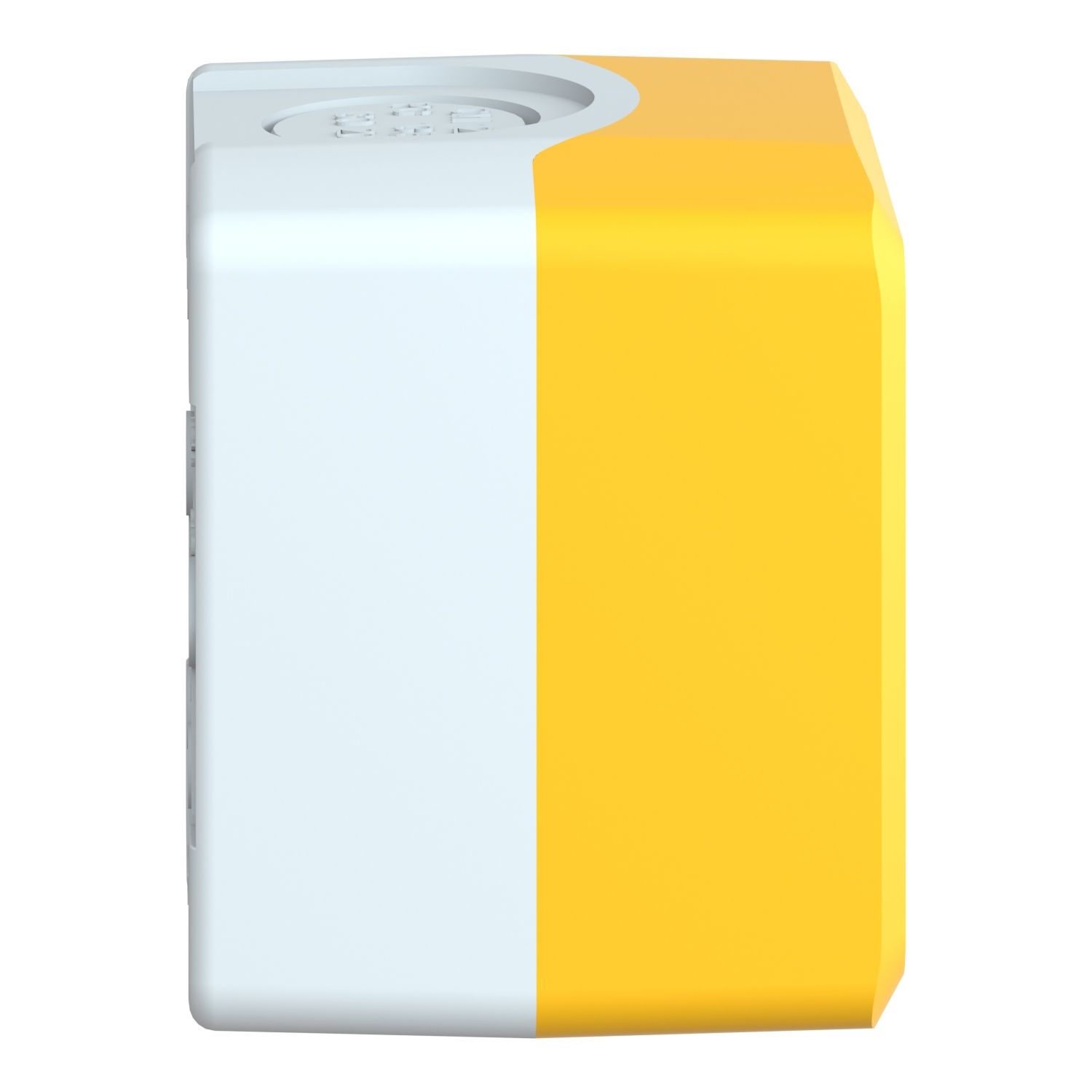 Picture of Empty control station, Harmony XALD, XALK, plastic, yellow, 1 cut out, unmarked, UL CSA certified