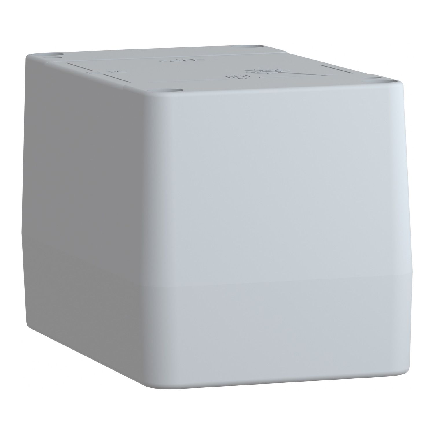 Picture of Empty control station without hinges, Harmony XAP, XB2 SL, plastic, grey, 4 cut outs, 22mm