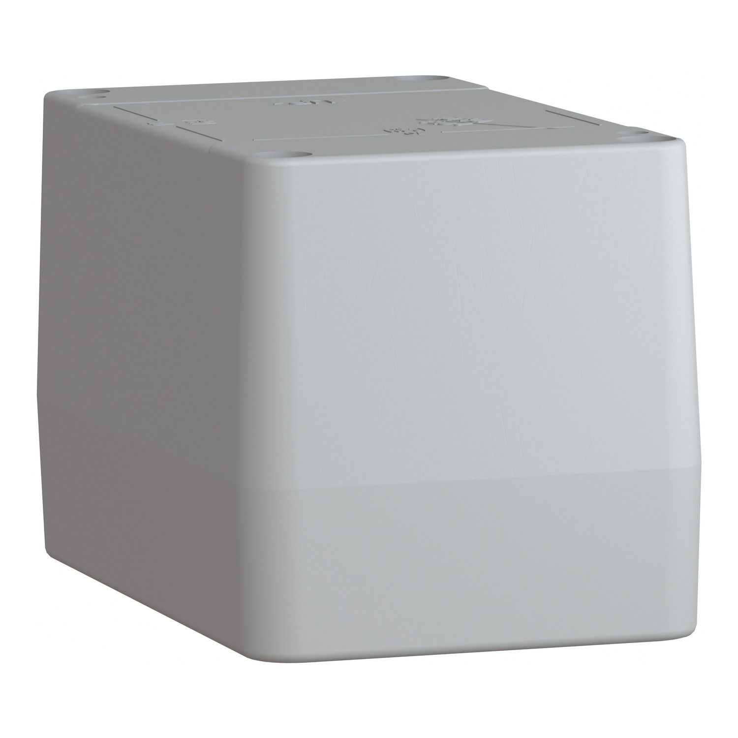 Picture of Empty control station without hinges, Harmony XAP, XB2 SL, plastic, grey, 2 cut outs, 22mm