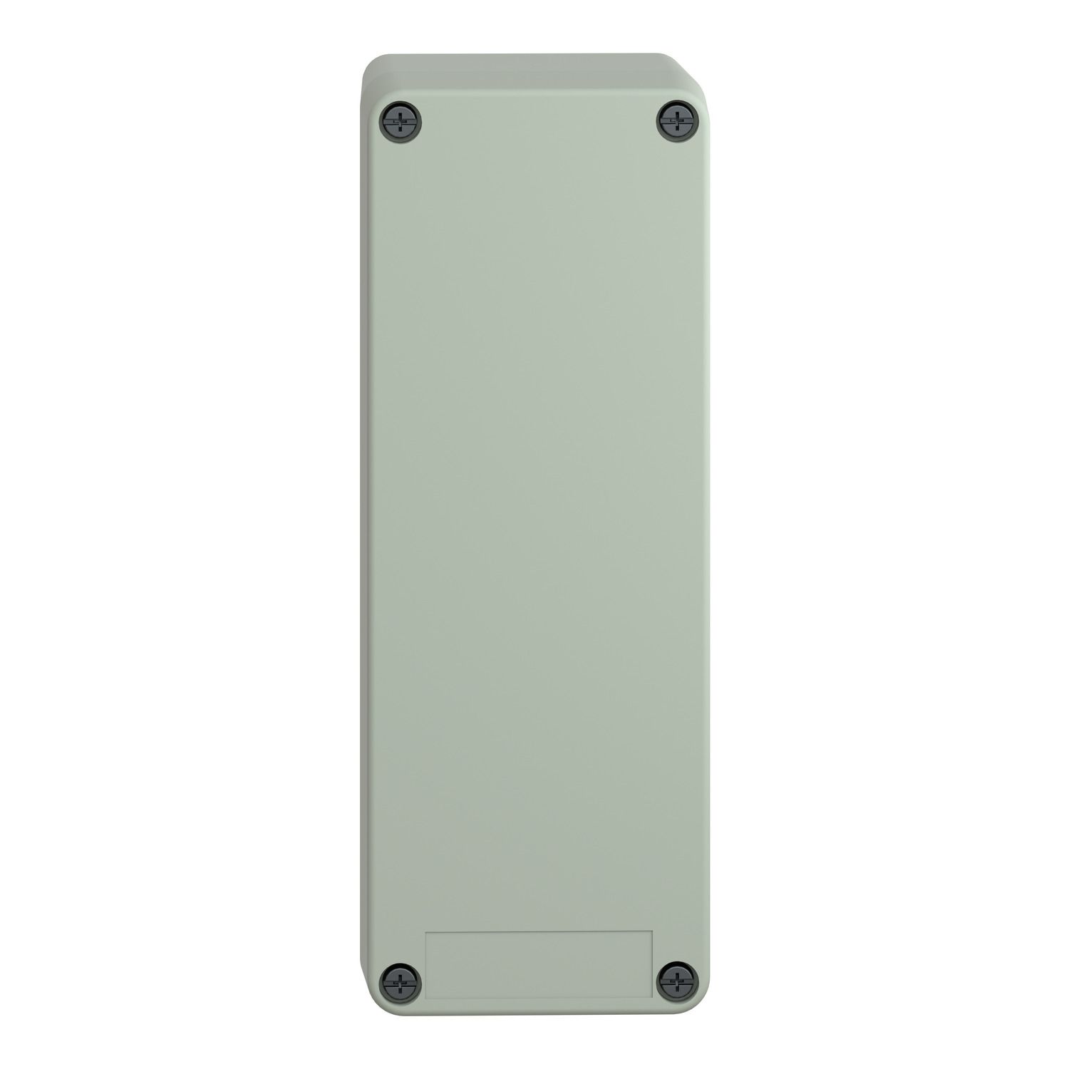 Picture of Empty control station without hinges, Harmony XAP, XB2 SL, plastic, grey, undrilled, 85x226x87mm