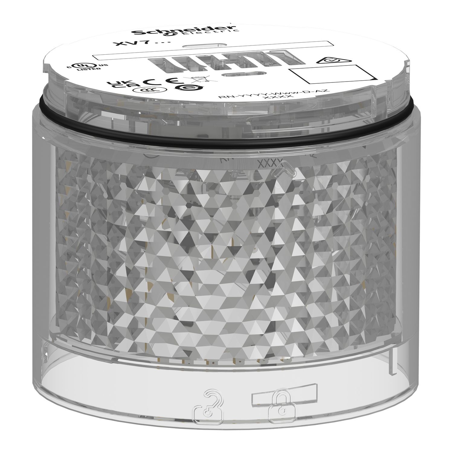 Picture of Light Module, Harmony XVB7 Modular Tower Light, White, Ø70mm, Blinking, Colored Lens