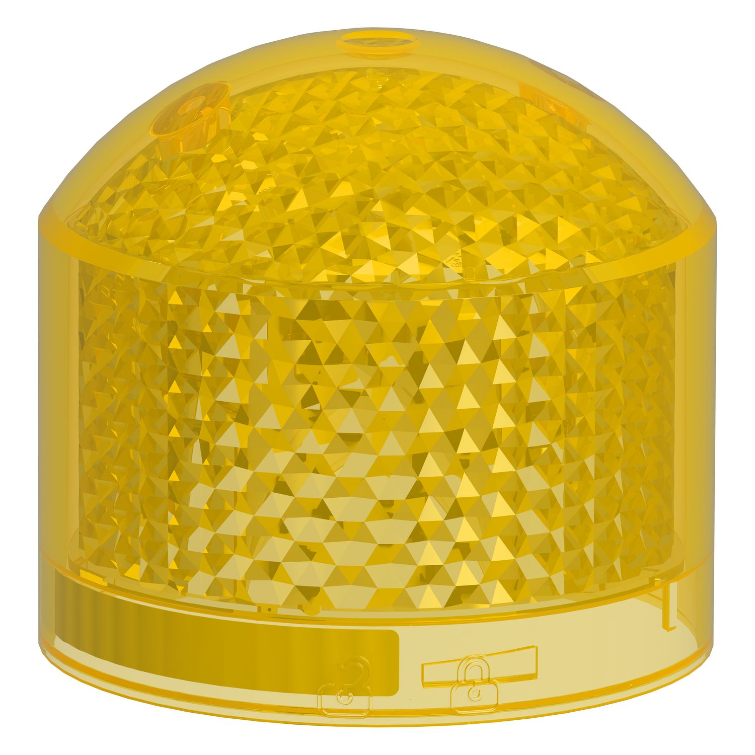 Picture of Light Module Beacon, Harmony XVB7 Modular Tower Light, Yellow, Ø70mm, Steady, Colored Lens