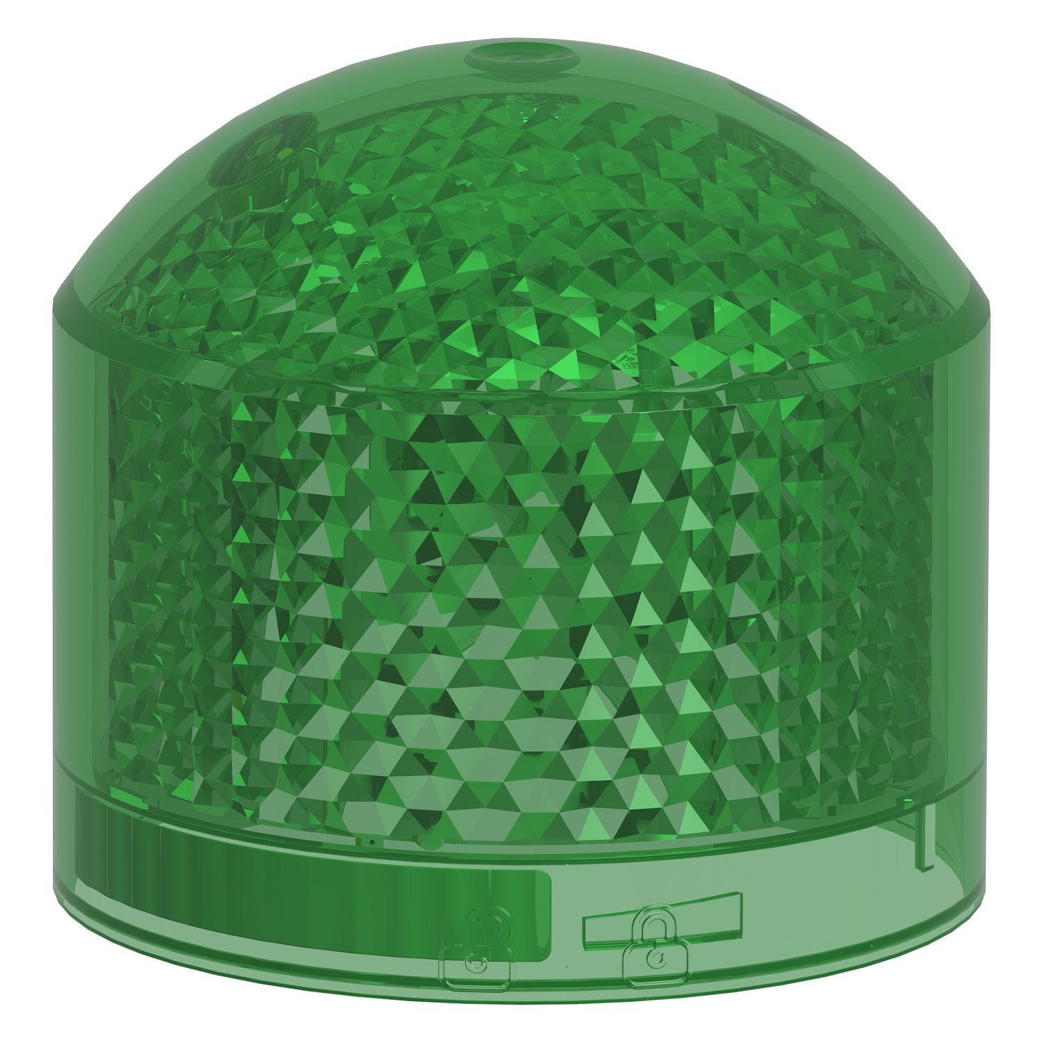 Picture of Light Module Beacon, Harmony XVB7 Modular Tower Light, Green, Ø70mm, Flashing, Colored Lens