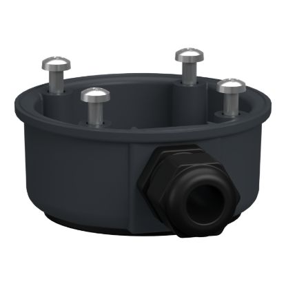 Picture of Universal Mounting Accessory, Harmony XV4/XV6/XVB7 Modular Tower Light, Plastic Side Entry Adapter, Grey