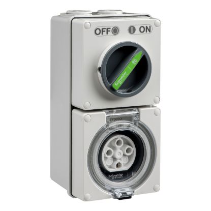 Picture of Easy56 Switched Socket 4 Pin 20A 500V