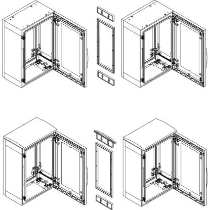 Picture of Horizontal coupling kit, Thalassa, for PLA enclosure H1500xD420 mm, 15 mm, IP55 coupling