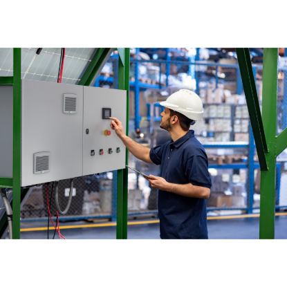 Picture of Wall mounted steel enclosure, PanelSeT S3D, transparent door, without mounting plate, 1200x800x400mm, IP66, IK08