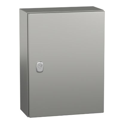 Picture of Wall mounted enclosure, Spacial S3X, stainless steel 316L, plain door, 400x300x150mm, IP66