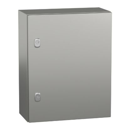 Picture of Wall mounted enclosure, Spacial S3X, stainless steel 316L, plain door, 500x400x200mm, IP66