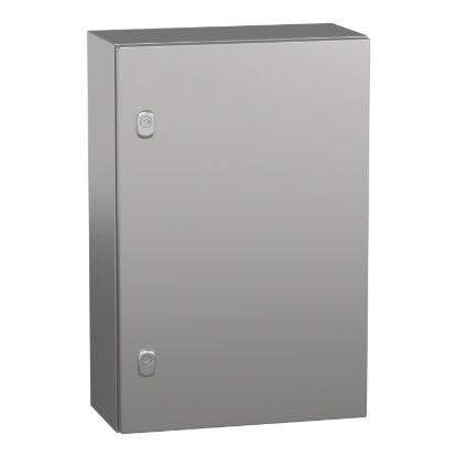 Picture of Wall mounted enclosure, Spacial S3X, stainless steel 316L, plain door, 600x400x200mm, IP66