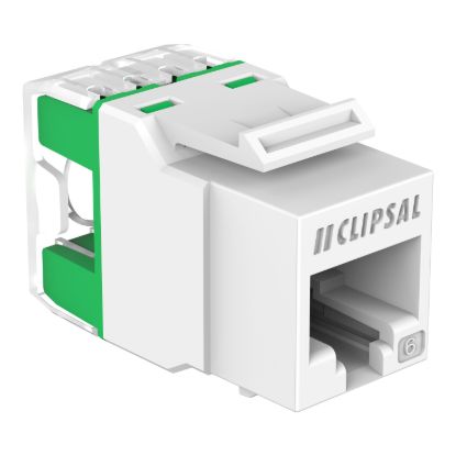 Picture of RJ45 JACK CAT6 UTP KEYSTONE WHITE