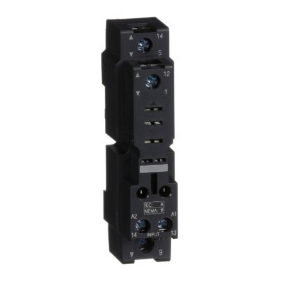 Picture of Harmony, plugin relay socket, mixed contact, 16 A, 250 V, screw clamp, for RPM1 relays