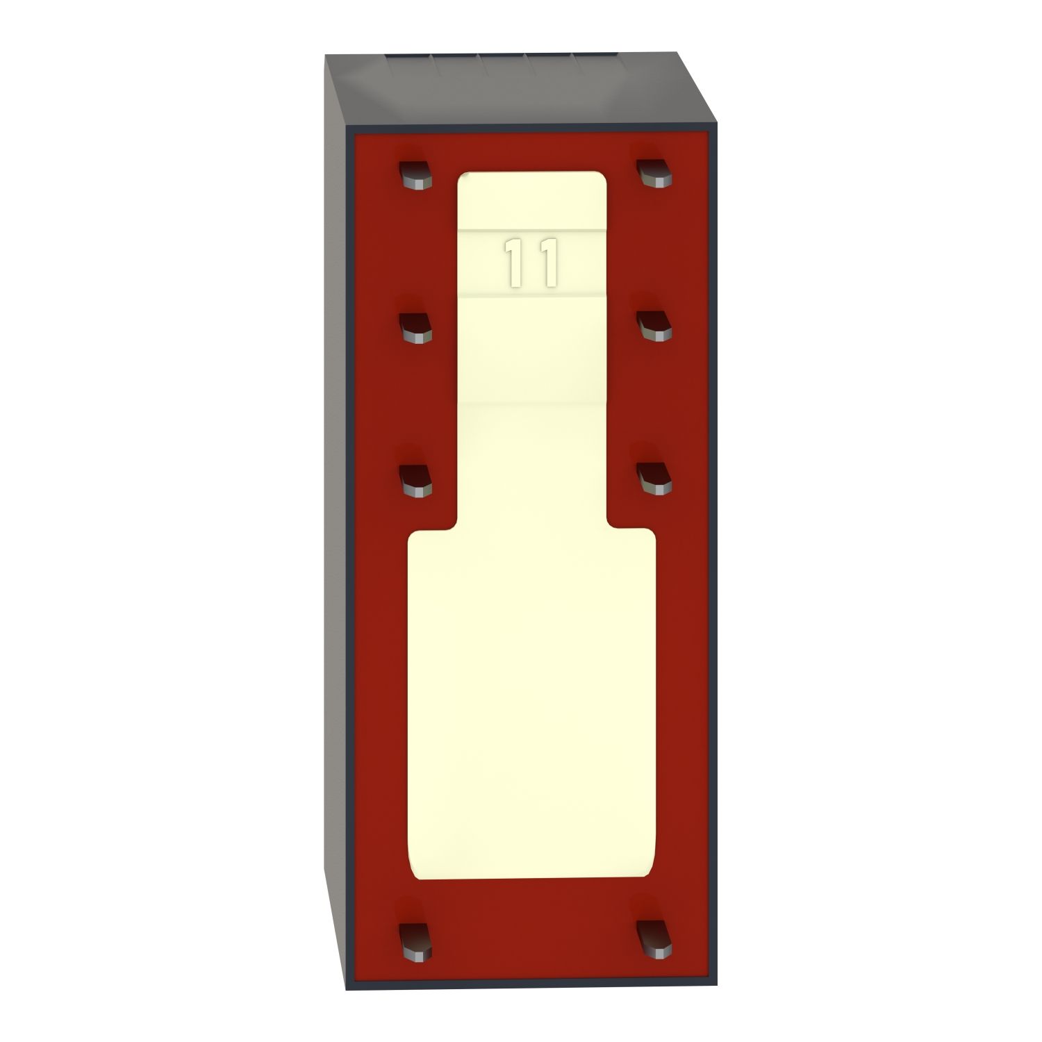 Picture of interface plug-in relay, Harmony electromechanical relays, 8A, 2CO, 12V DC