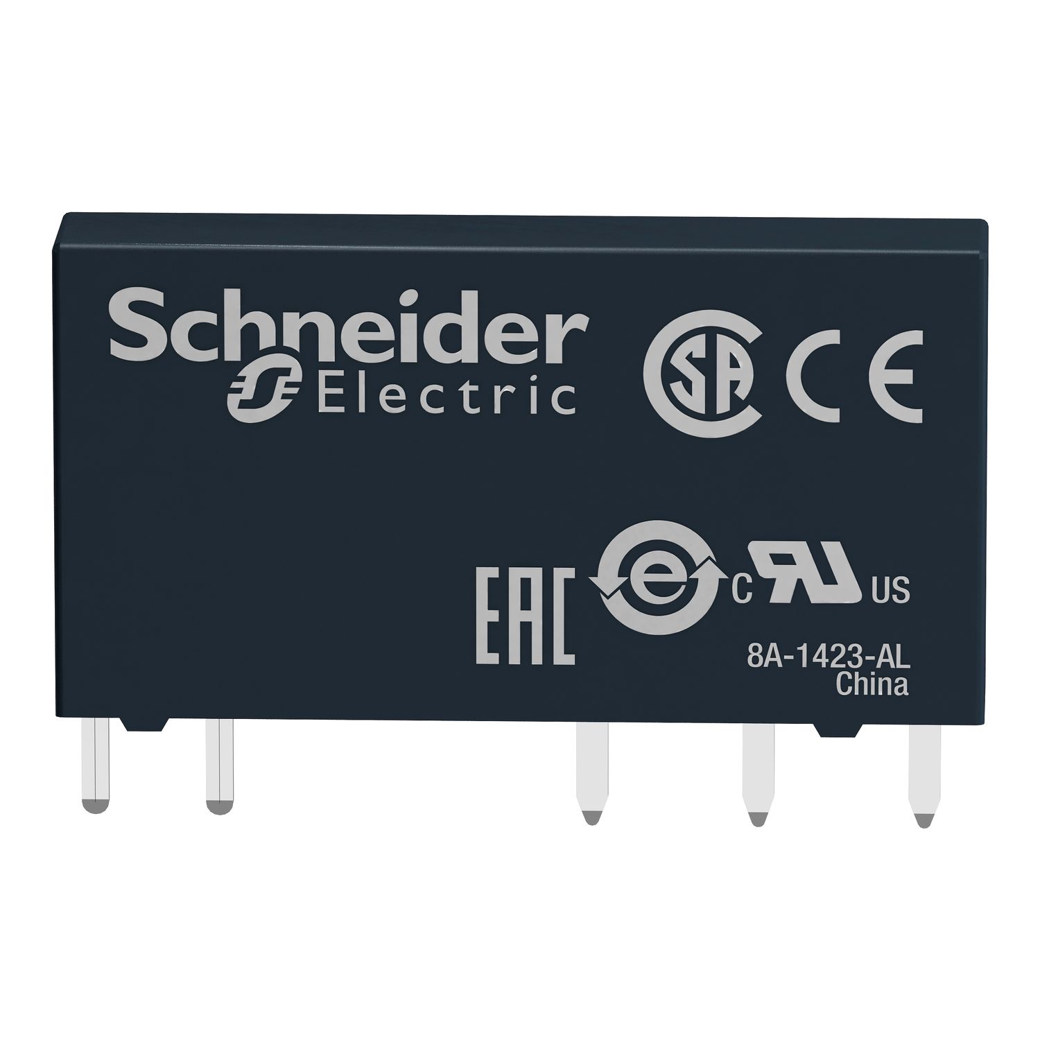 Picture of Slim interface plug in relay, Harmony Electromechanical Relays, 6A, 1CO, standard, 12V DC