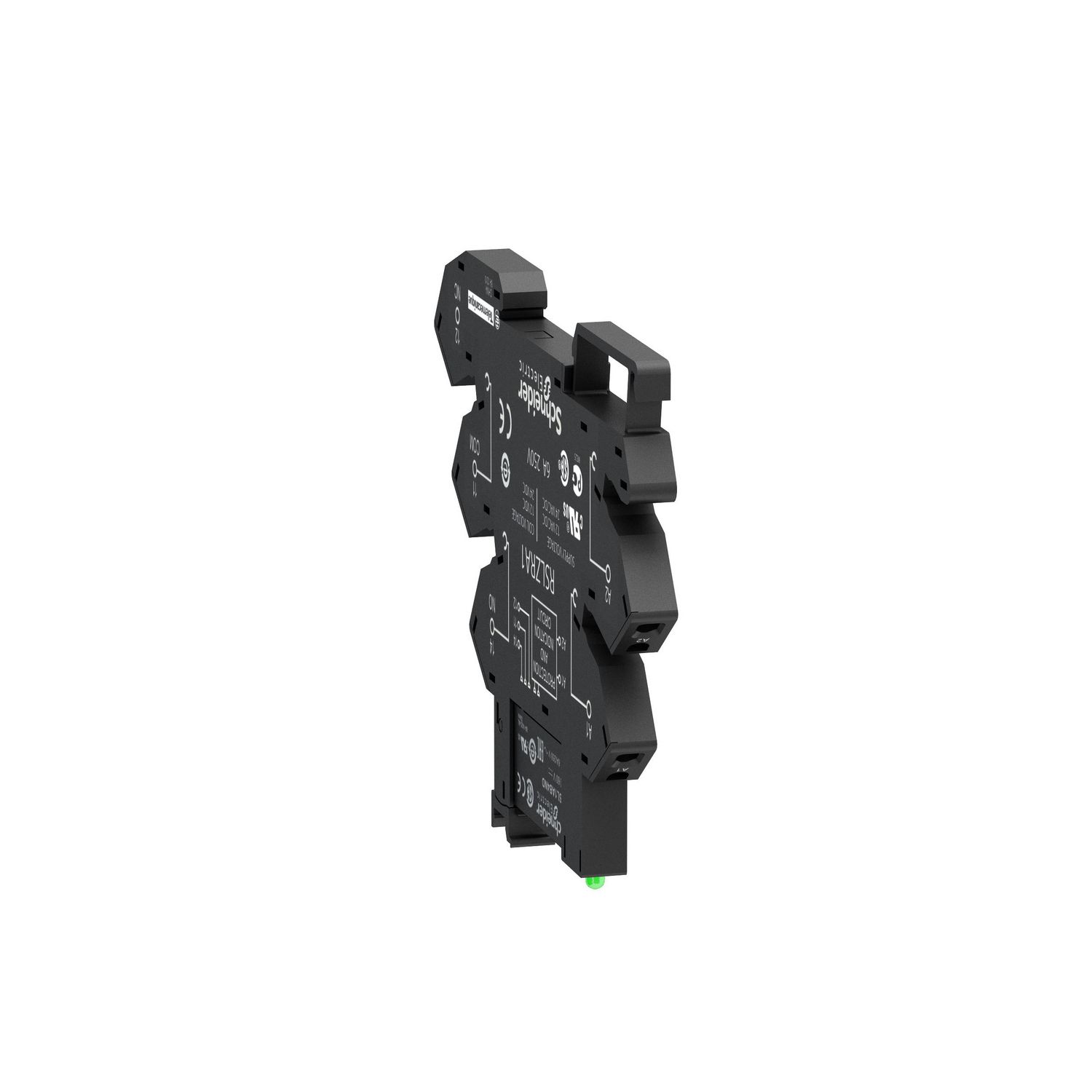 Picture of Socket equipped with LED and protection circuit, Harmony Electromechanical Relays, for RSL1 relays, spring terminals, 12...24V AC DC