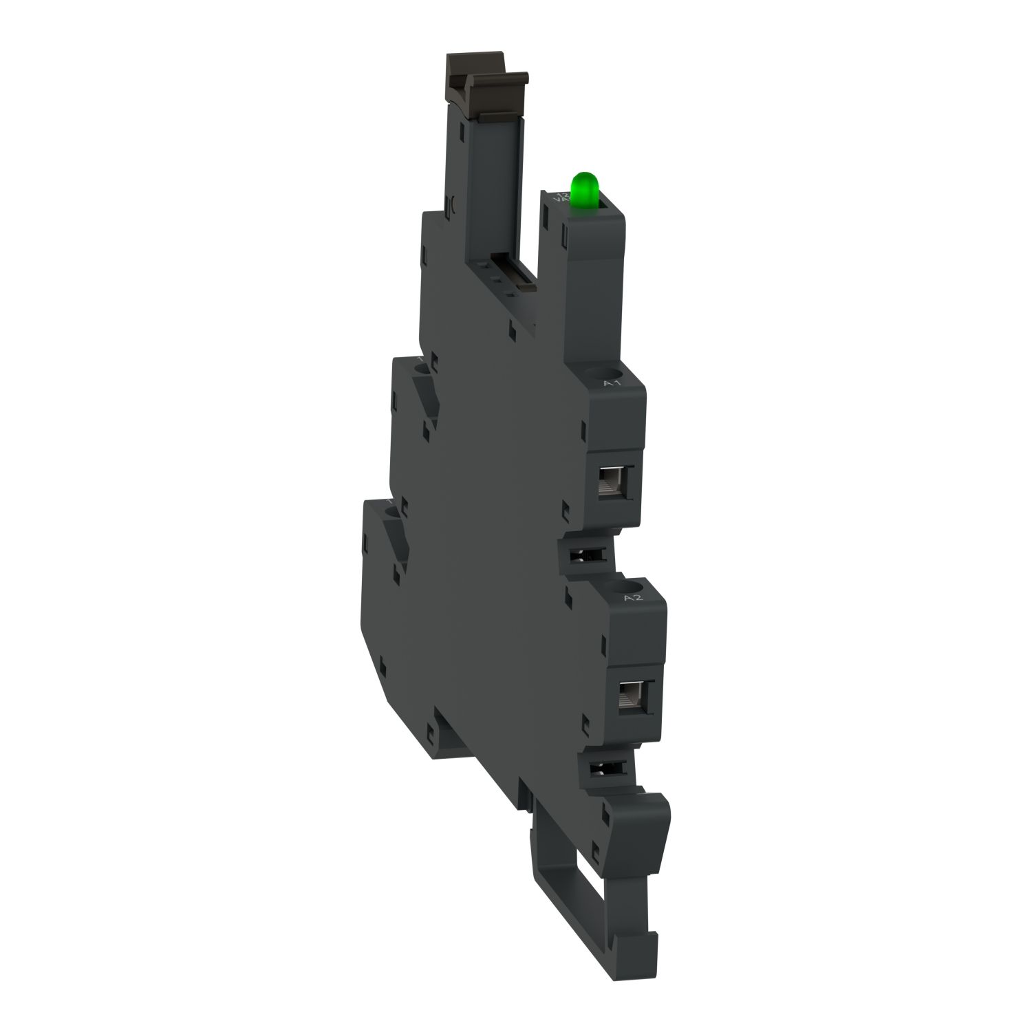 Picture of Socket equipped with LED and protection circuit, Harmony Electromechanical Relays, for RSL1 relays, srew connector, 110V AC DC