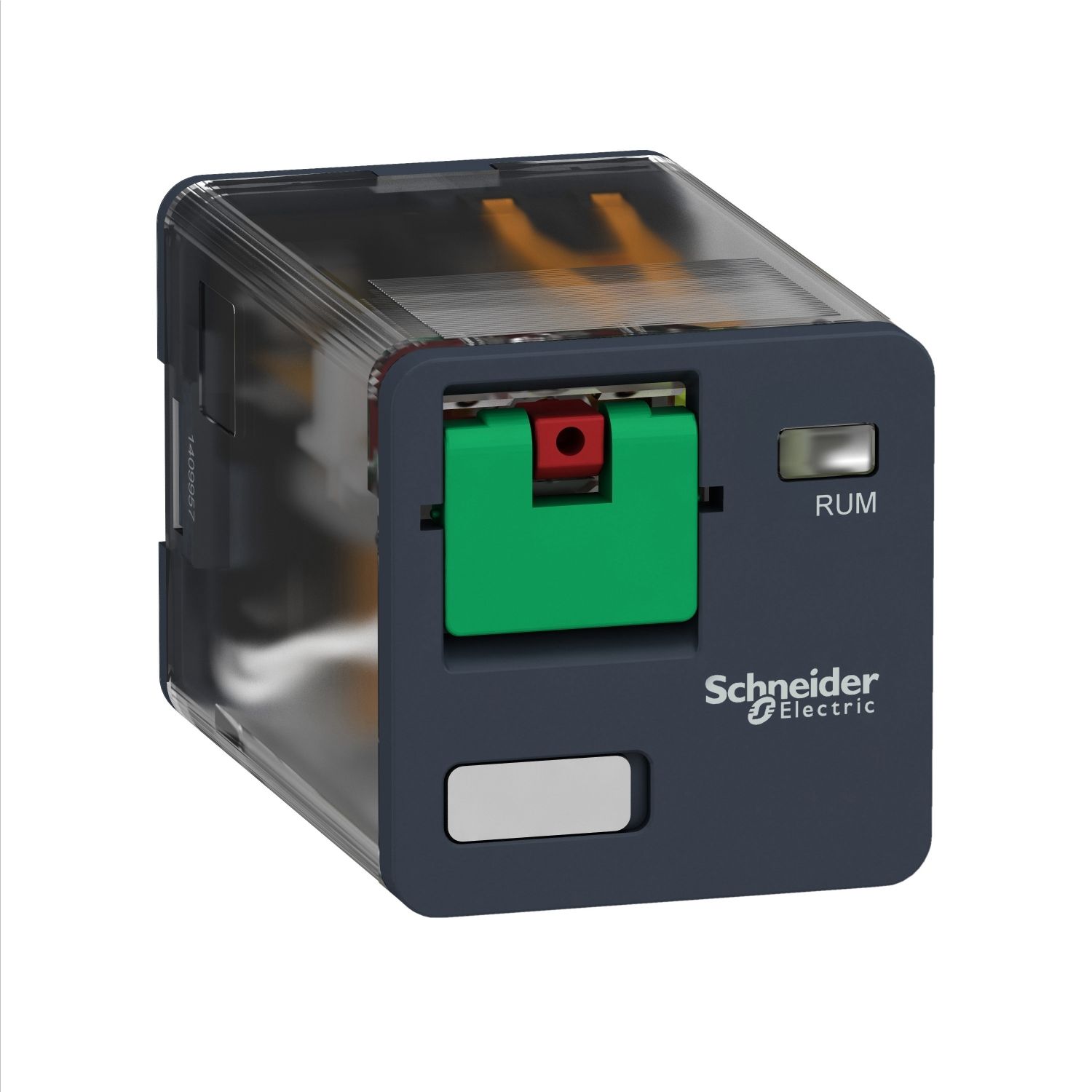 Picture of Universal plug in relay, Harmony Electromechanical Relays, 10A, 2CO, lockable test button, 230V AC