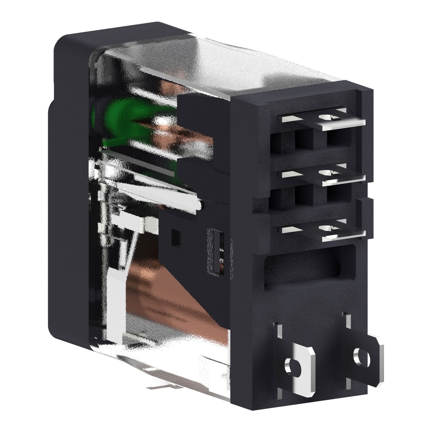 Picture of Interface plug in relay, Harmony Electromechanical Relays, 10A, 1CO, with LED, 12V DC