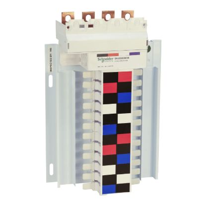 Picture of SAU Chassis, Acti9, 250A, 3*(1Ph+N), 24 poles, 18mm for iC60 MCB and RCBO, top feed