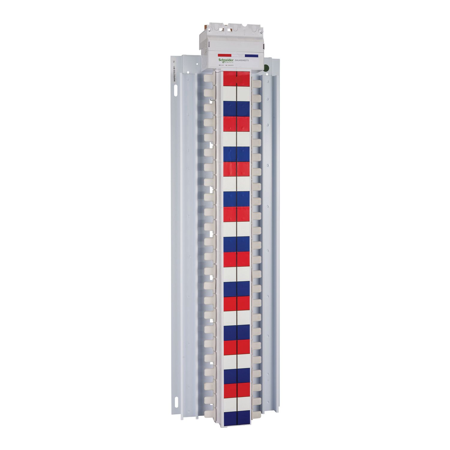 Picture of SAU Chassis 3PH, Acti9, 400A, 27mm for C120 MCB, 48 Poles, Top or Bottom Feed