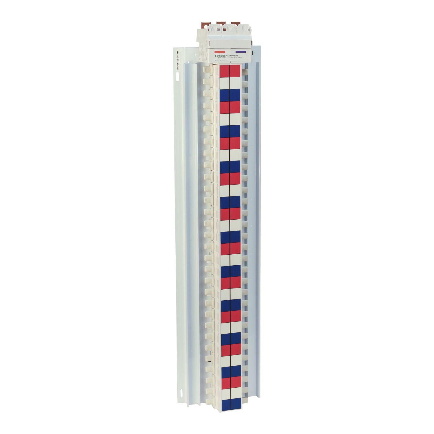 Picture of SAU Chassis 3PH, Acti9, 400A, 27mm for C120 MCB, 60 Poles, Top or Bottom Feed