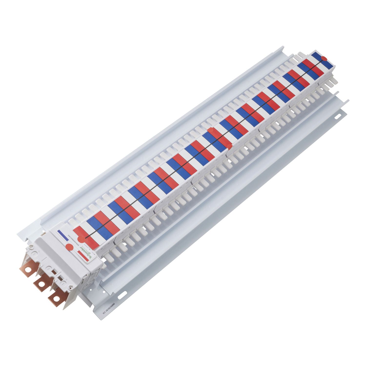 Picture of SAU Chassis 3PH, Acti9, 400A, 18mm for iC60 MCB & RCBO, 84 Poles, Top or Bottom Feed