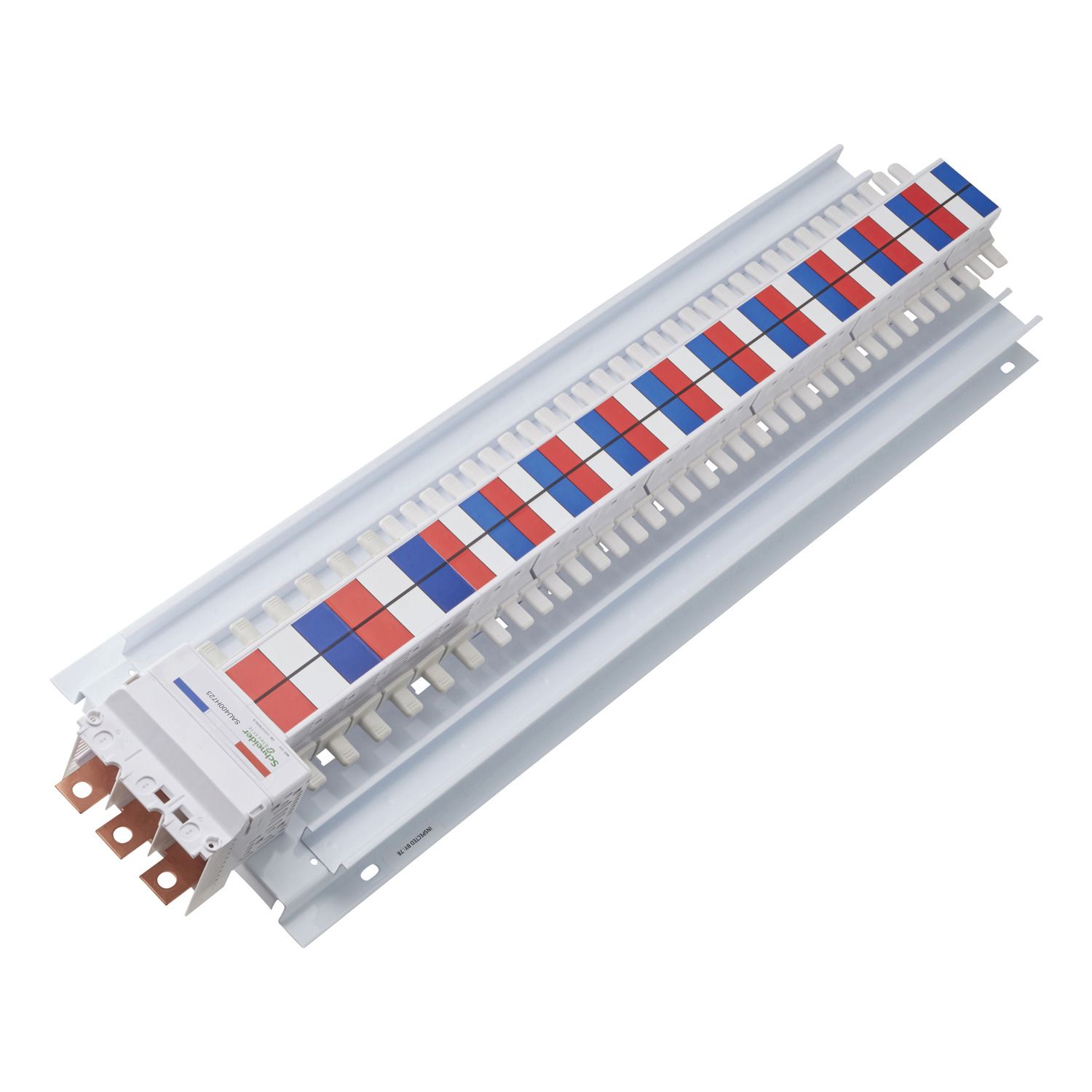 Picture of MSC Chassis 3PH, Acti9, 400A, Hybrid 18/27mm, 72 Poles, Top or Bottom Feed