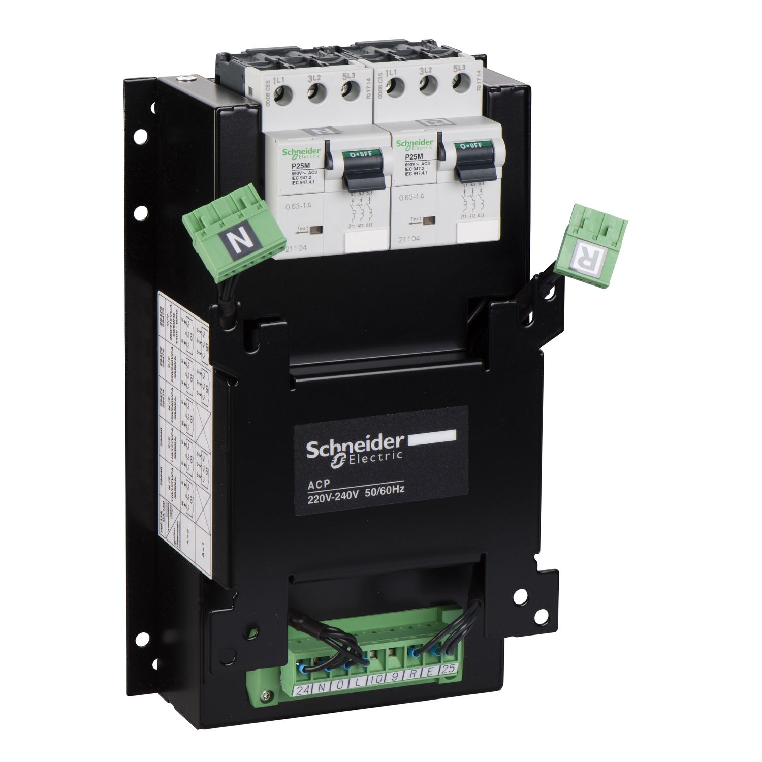 Picture of Automatic controller, MasterPact NW, MasterPact NT, external, spare part, 380VAC to 415VAC 50 to 60Hz, 440VAC 60Hz