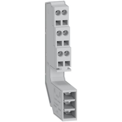 Picture of Terminal block connector, MasterPact NT, MasterPact NW, chassis, spare part, three wire auxiliary terminal block