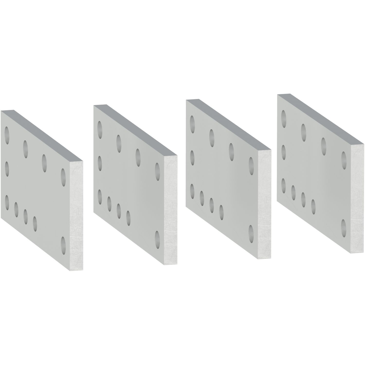 Picture of Power connections, MasterPact NT, chassis, spare part, fixed, drawout, connection up to 4 cables with lugs, set of 4 parts