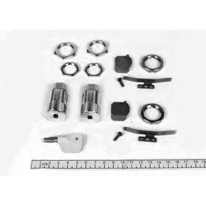 Picture of Chassis locking option, MasterPact NT, chassis, spare part, 2 locks with 1 key, with adaptation kit, PROFALUX keylock