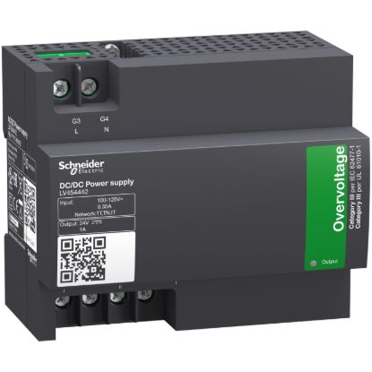 Picture of Protection components, MasterPact NW, MasterPact NT, frame, spare part, input voltage 100VDC to 125VDC, output voltage 24VDC