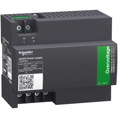 Picture of Protection components, MasterPact NW, MasterPact NT, frame, spare part, input voltage 200VAC to 240VAC, output voltage 24VDC