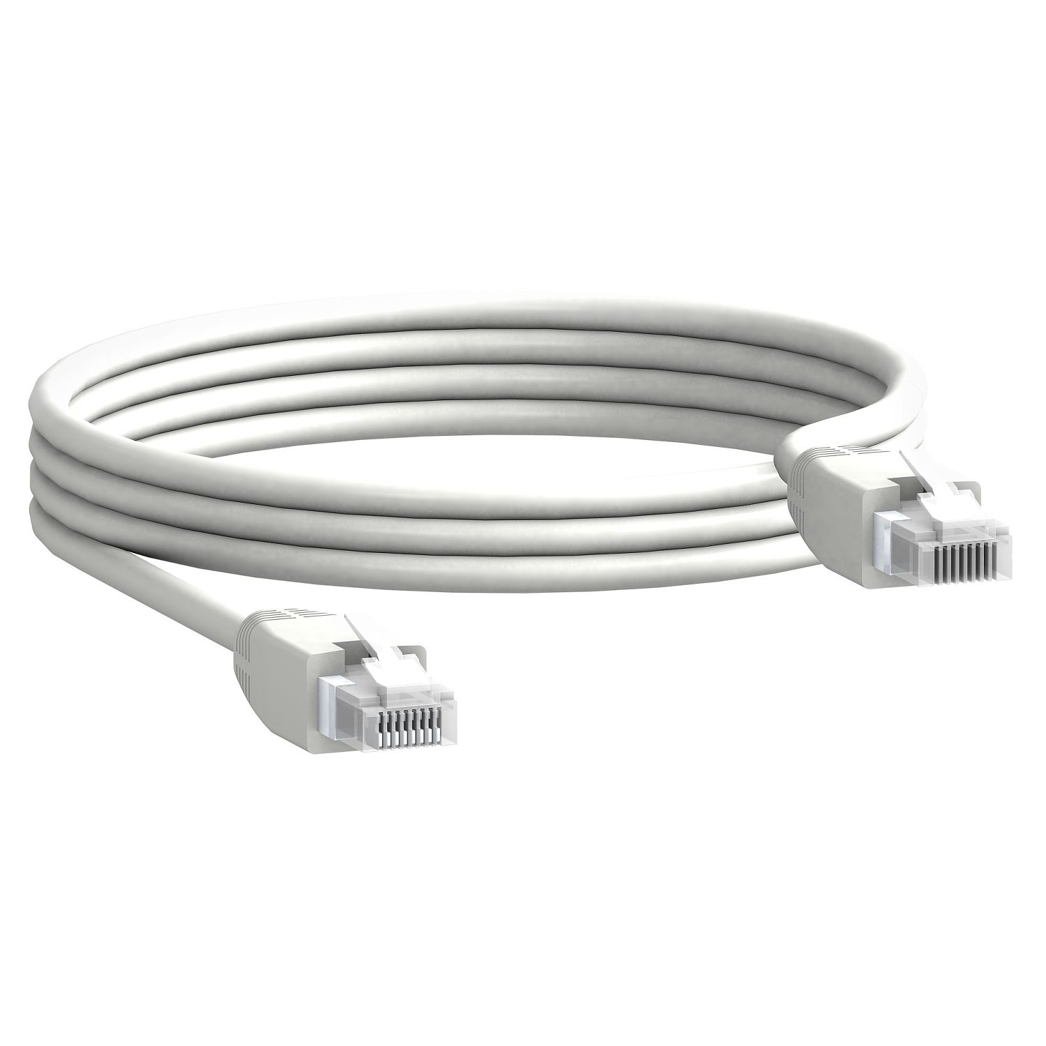 Picture of Communication cable, MasterPact NW, MasterPact NT, external, spare part, L3m, male cord,set of 5 parts