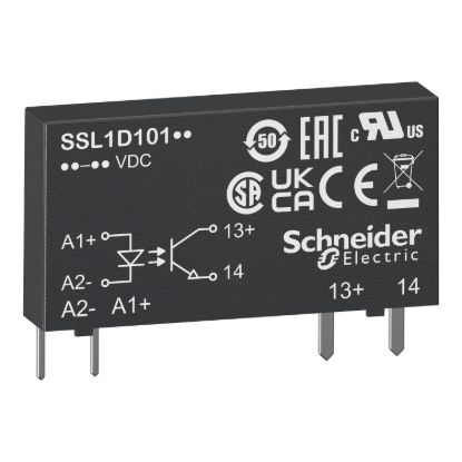 Picture of Solid state slim relay, Harmony Solid State Relays, 3.5A, DC switching, input 15...30V DC, output 1...24V DC