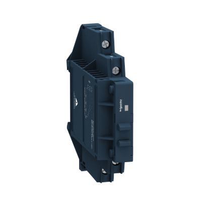 Picture of Solid state modular relay, Harmony Solid State Relays, 12A, DIN rail mount, zero voltage switching, input 4…32V DC, output 48…600V AC