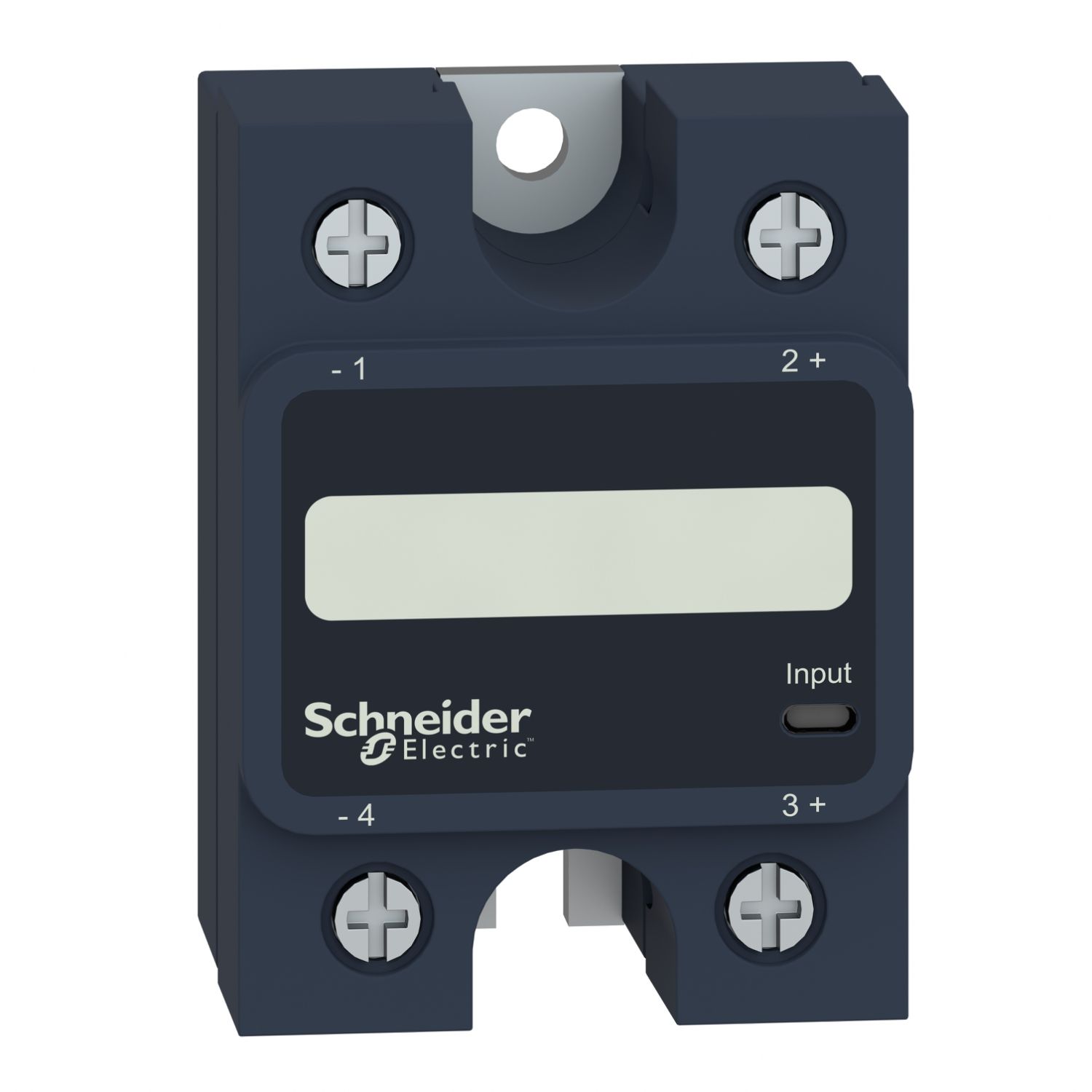 Picture of single phase relay, Harmony Solid State Relays, 50A, panel mount, zero voltage switching, thermal pad, input 3 to 32V DC, output 24 to 300V AC