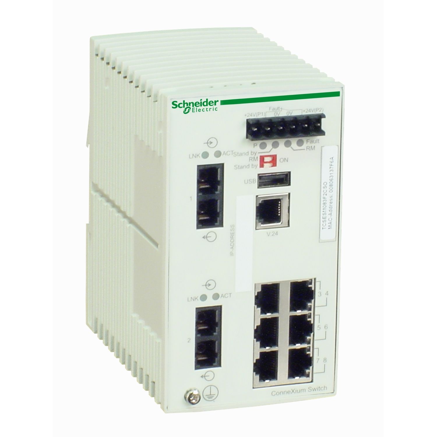 Picture of ConneXium Managed Switch - 6TX/2FX-MM