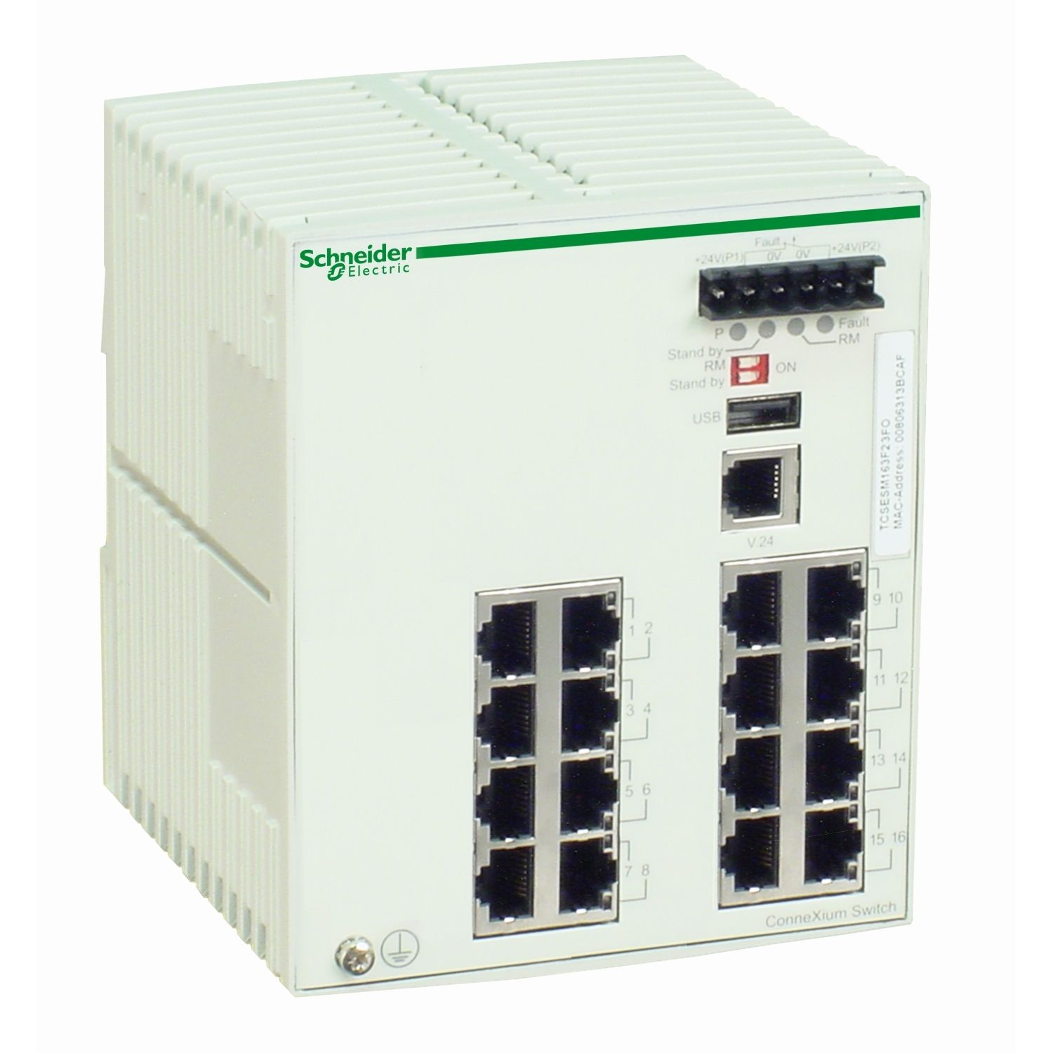 Picture of ConneXium Managed Switch - 16 ports for copper